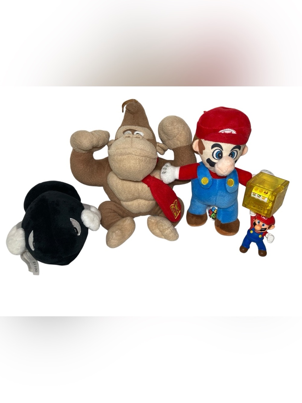 Lot - Super Mario Plush Bullet Bill Donkey Kong Mario McDonald’s Slot‎ Brick